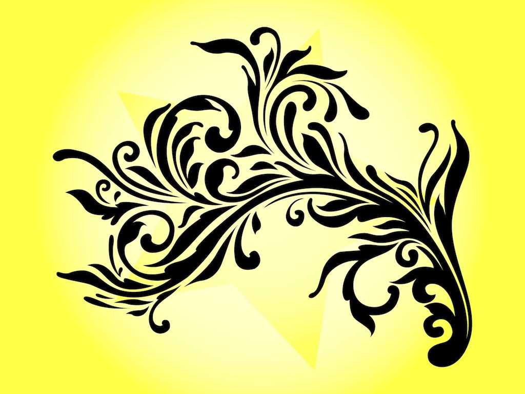 Download Flower Decorative Swirls Vector Art & Graphics | freevector.com