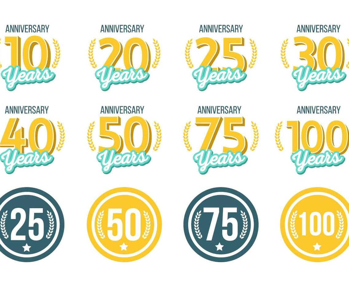 Free Anniversary Vector