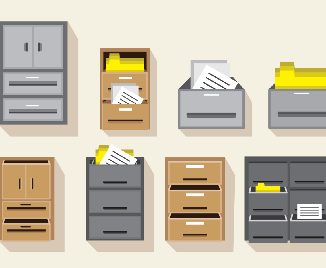 Vector File Cabinet