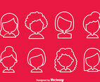 Woman Simple Hair Style Icons