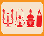 Christmas Lanterns And Candles
