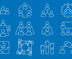 Working Together Icons