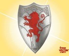 Knight Shield with Lion