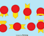 Blank Badge Template Vector
