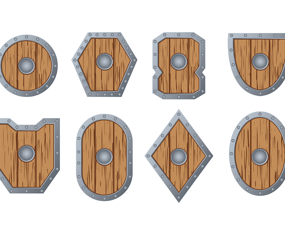 Barbarian Shield Vector
