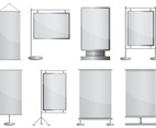 Set Of Kakemono Vector