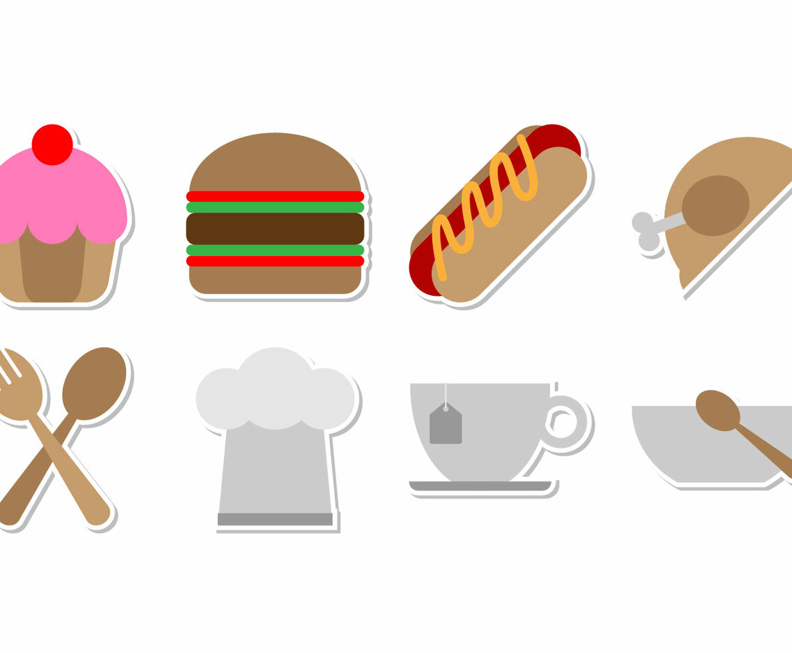 Free Kids Menu Design Elements Vector