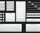 Gray Minimalist Web Kit