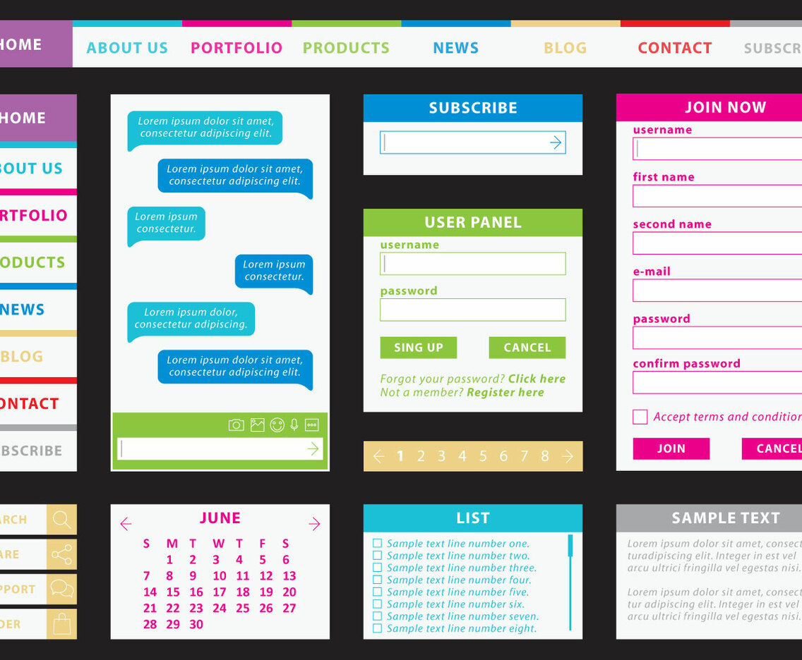 Colorful Web Kit