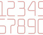 Baseball Lace Numbers