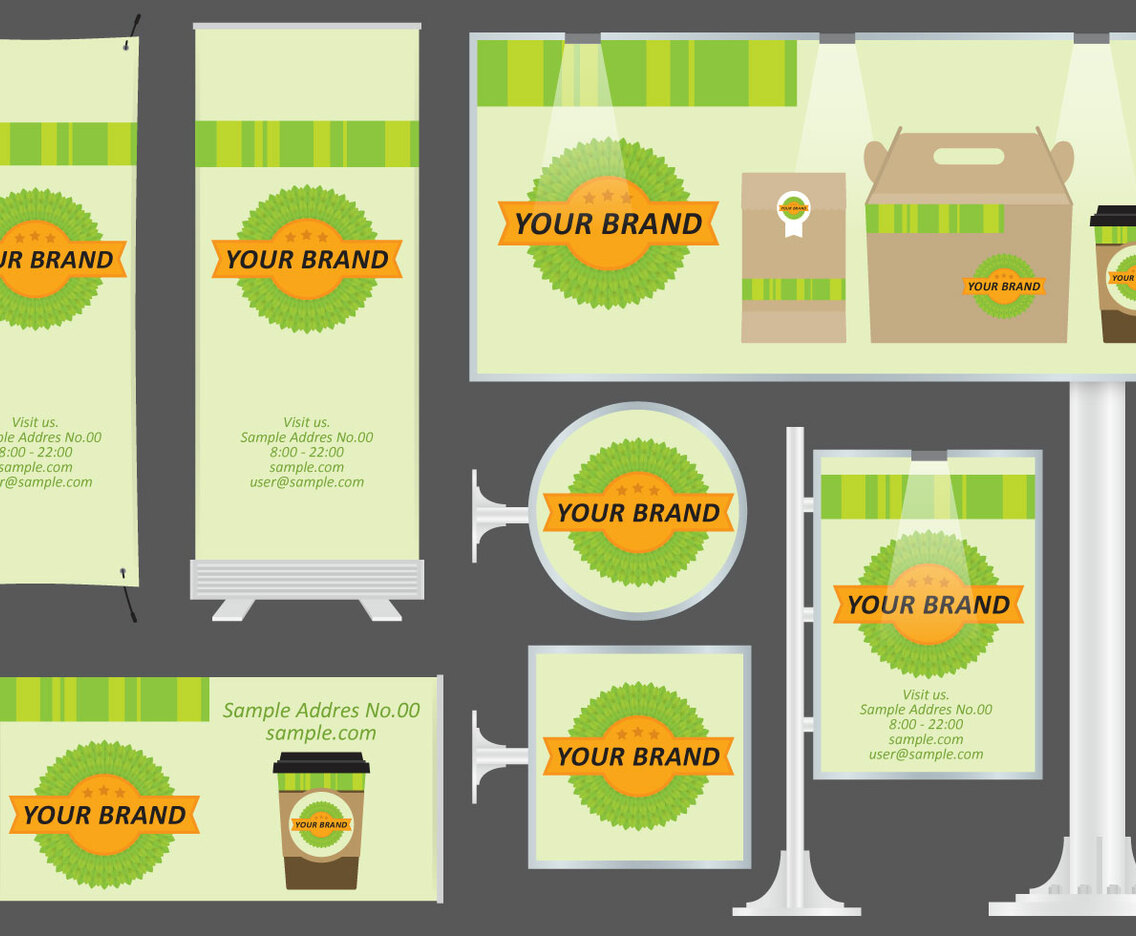 Organic Food Banners
