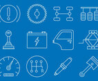 Vehicle Maintenance Icons