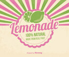 Natural Lemonade Illustration