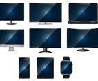 Realistic Vector Illustration Of Led Screen