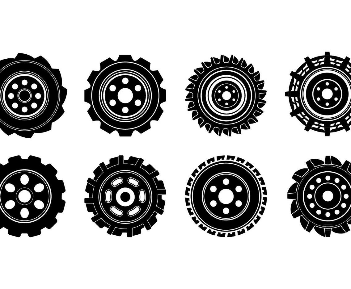 Free Tractor Tire Vector
