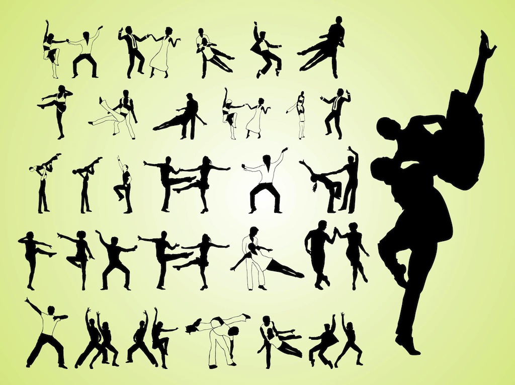 Retro Dancers Vector Art Graphics Freevector Com Over 134,370 dancing pictures to choose from, with no signup needed. retro dancers vector art graphics