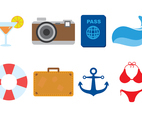 Beach Icon Vector 2