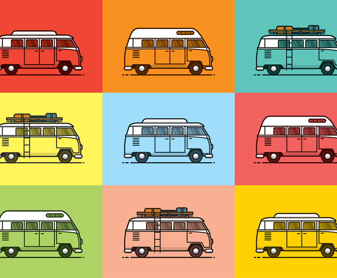 VW CAMPER VECTOR
