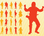 Silhouettes Of People Set