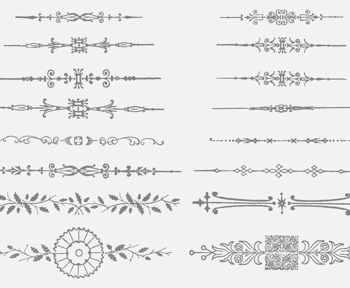 Ornamental Dividers