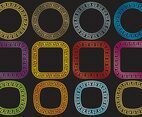 Circular Greek Keys
