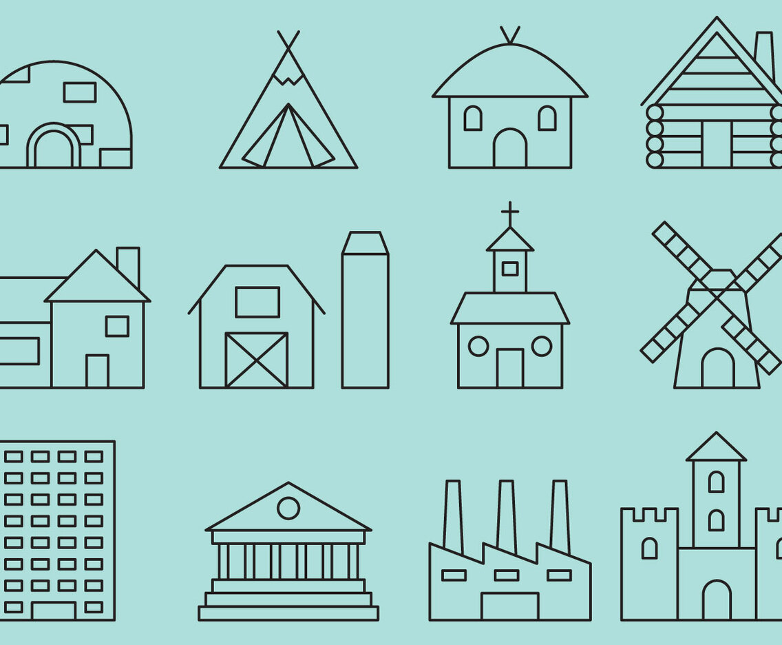 Building Line icons