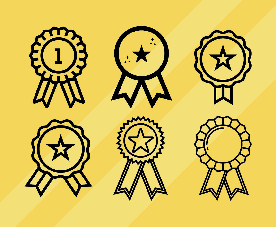 Cockade vector set