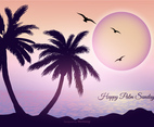 Palm Sunday Background Illustration