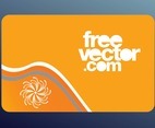 Orange Vector Card