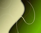 Green Swirls Background