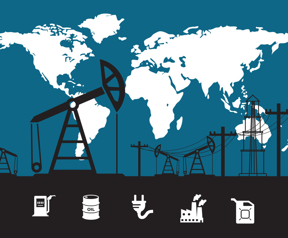 Oil Field Vector