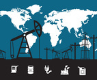 Oil Field Vector