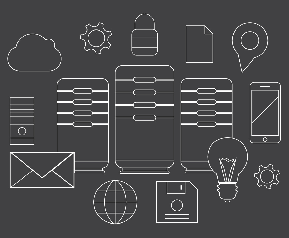 Server Rack Vector