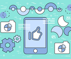 Free Social Media Vector Illustration