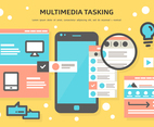 Free Multimedia Tasking Vector