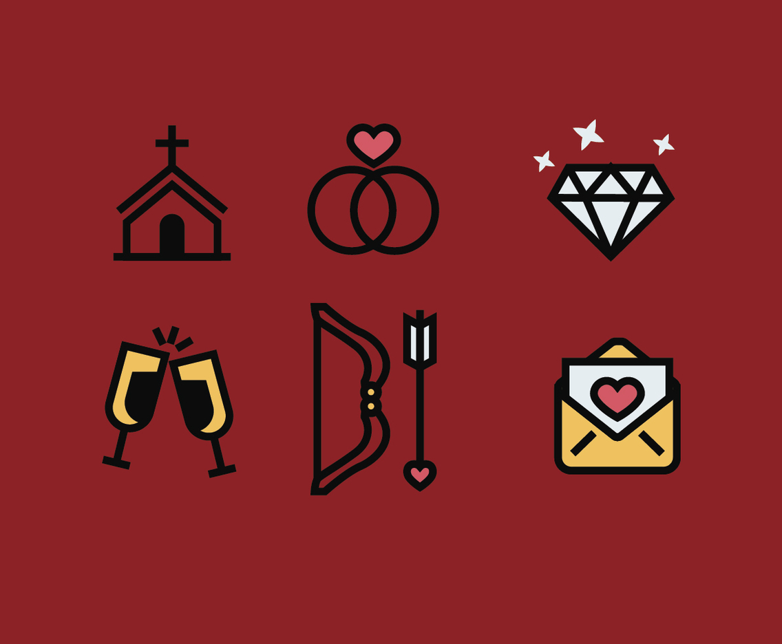 Casamento Vector Pack 5