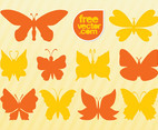 Butterfly Vector Silhouettes