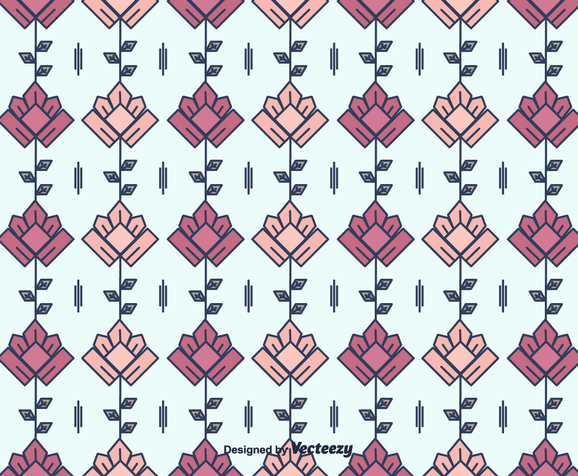 Geometrical Flowers Pattern