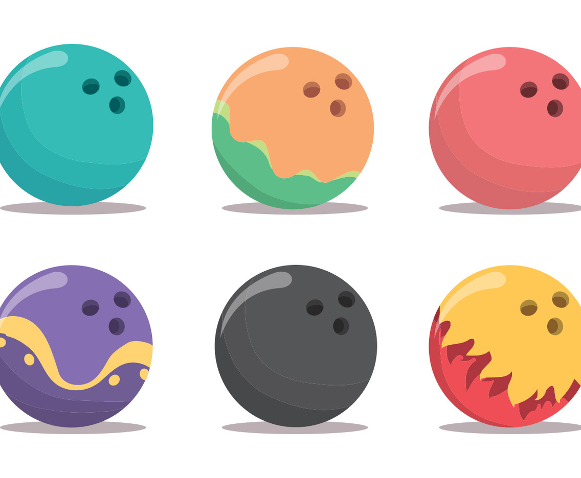 Bowling Alley Vector Set