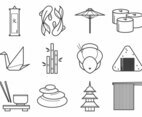Free Japanese Icon Vector Pack