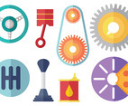 Free Gearbox Icons Vector