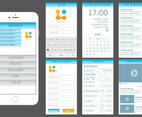 Blue Web Kit For Mobile Devices