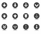 Degrade Arrow Button Vector Pack
