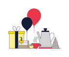 Free Cake Party Vector