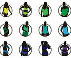 Fashion Lingerie Logo Vector Pack