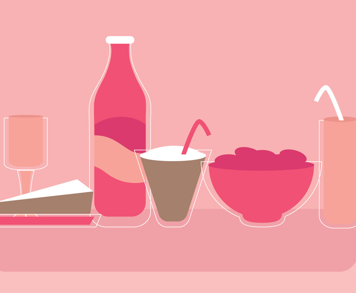 Vector Drinks Set
