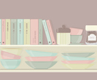 Kitchen Cabinet Elements Vector Set