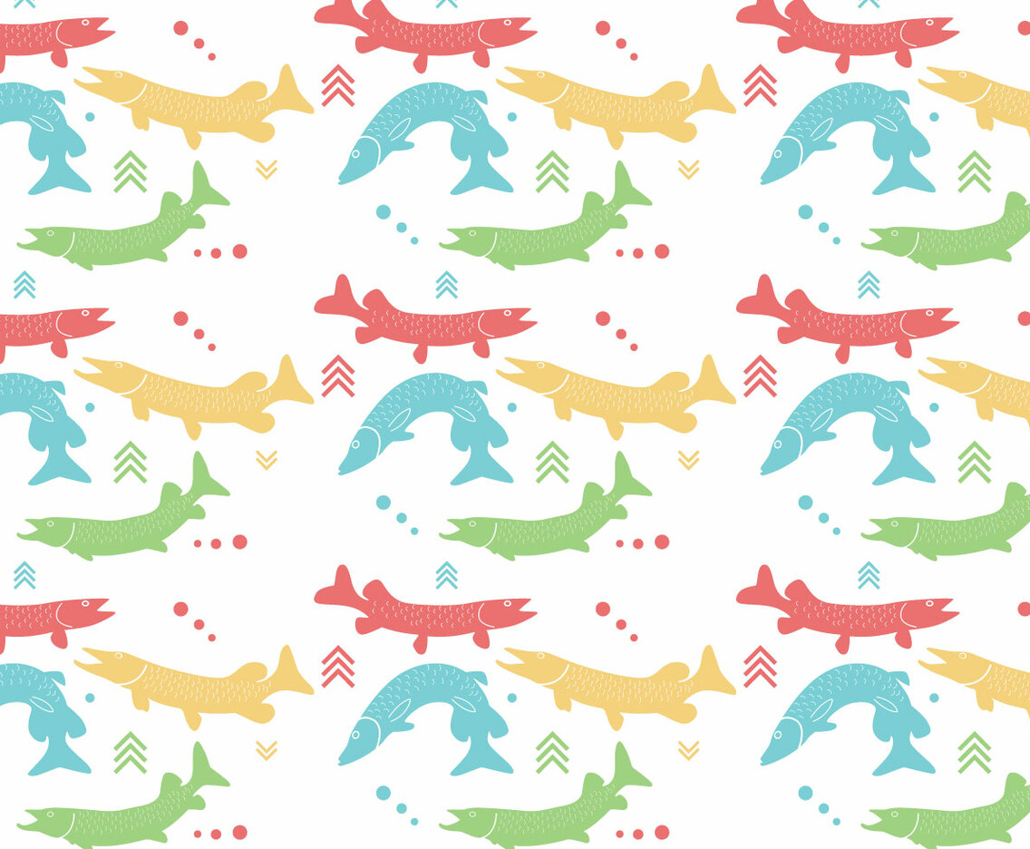 Pike Pattern Vector