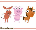 Livestock Animals Cartoons