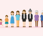Grow Up Female Vectors